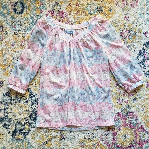 VINTAGE floral blouse - Picture 2 of 9